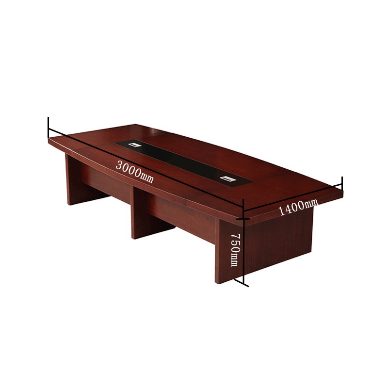 办公桌 中伟/ZHONGWEI  板木结合 胡桃色