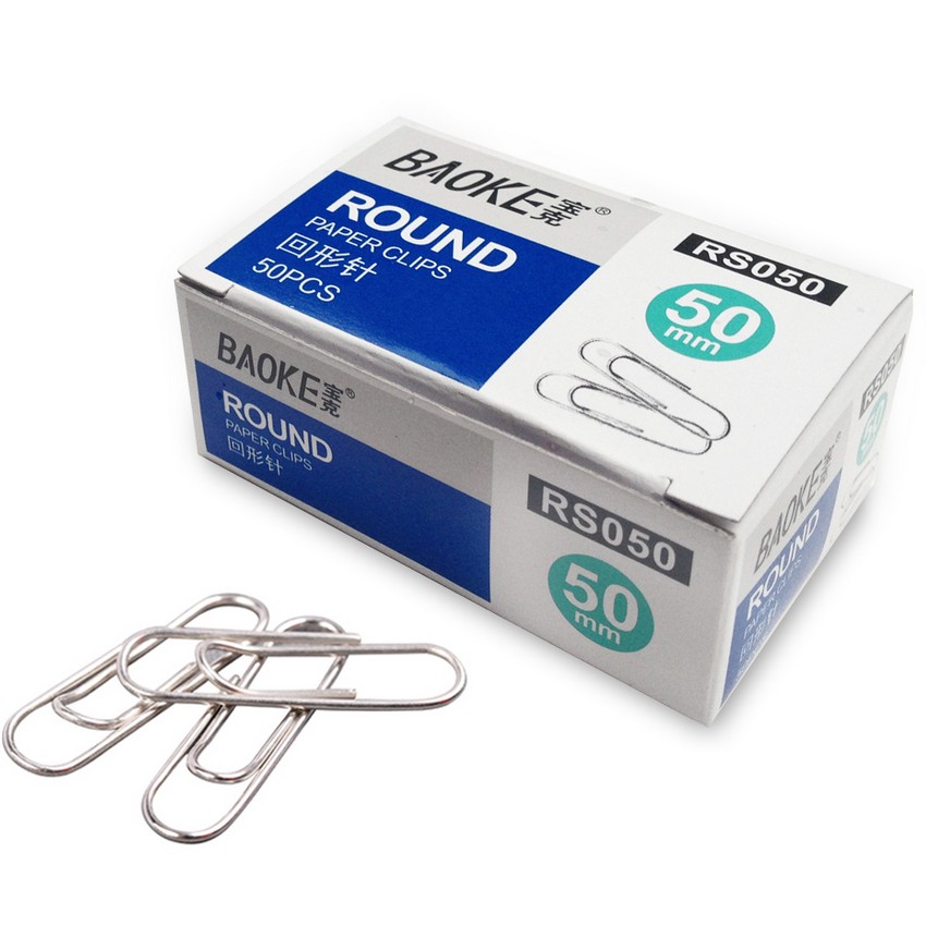 别针/回形针/大头针 宝克/BAOKE RS029 回形针 回形 白色