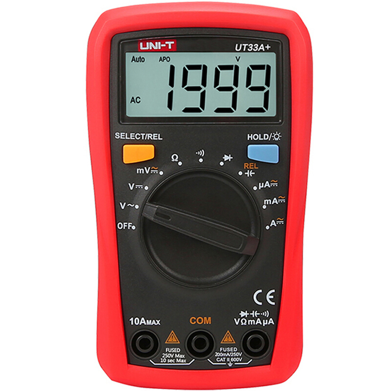 万用表 优利德/UNI-T UT33A+ 数字万用表