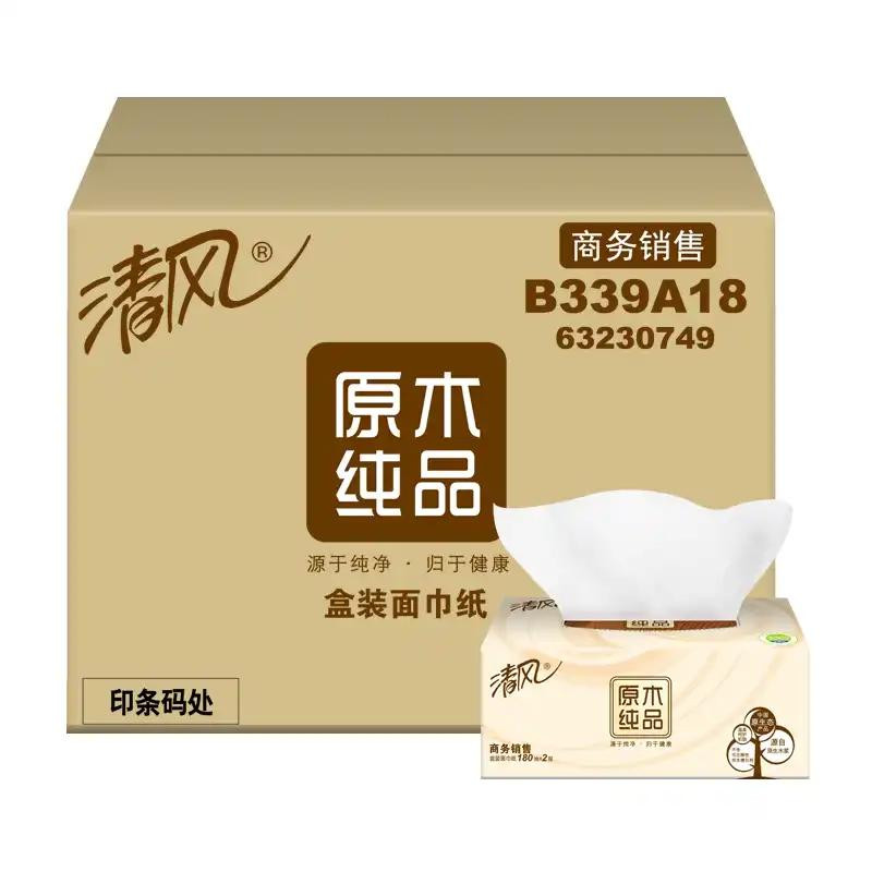 纸巾/湿巾 清风  131-200抽 2层 70g及以下 36包