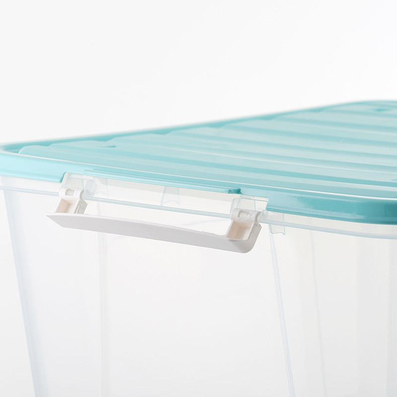 储物箱 茶花/CHAHUA B2804P 大号 58L 蓝色 3个