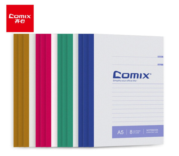 笔记本 齐心/COMIX C4505 胶钉式装订 软面抄 60页


























 1本 A5