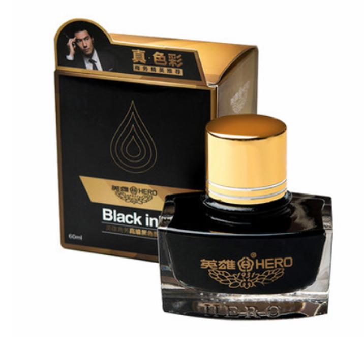 笔用墨水/补充液/墨囊 英雄/HERO  补充液 钢笔 黑色 60ml