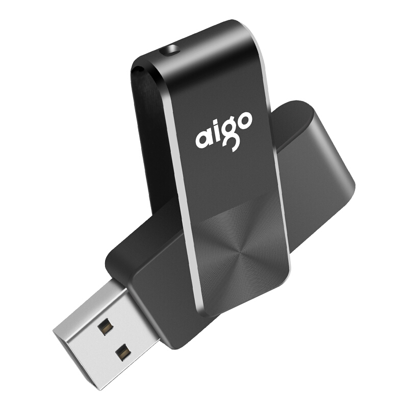 U盘 爱国者/Aigo (U266)8GB 8GB USB 2.0 黑色系
