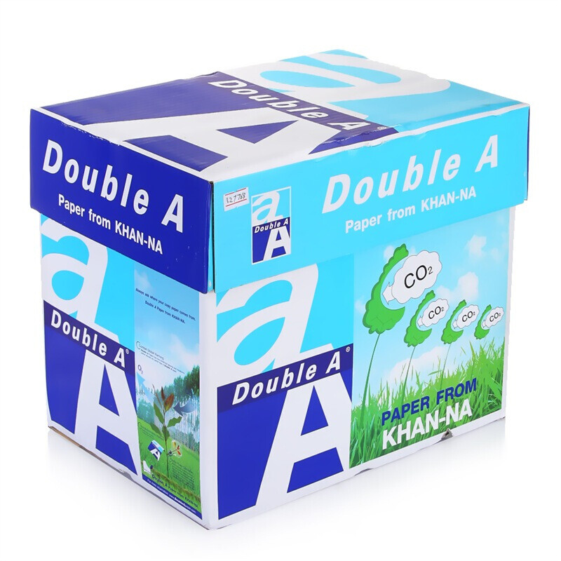 办公用纸 达伯埃/DoubleA  电脑打印纸 A4 70g 500张/包 5包