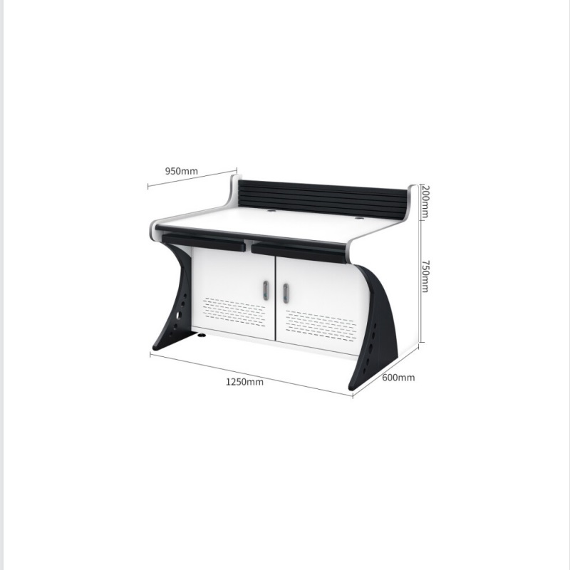 办公桌 中伟/ZHONGWEI  钢木复合 白色 2人