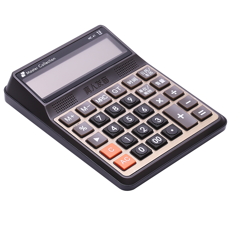 计算器 三木/SUNWOOD MC41 台式机 7号电池 12位