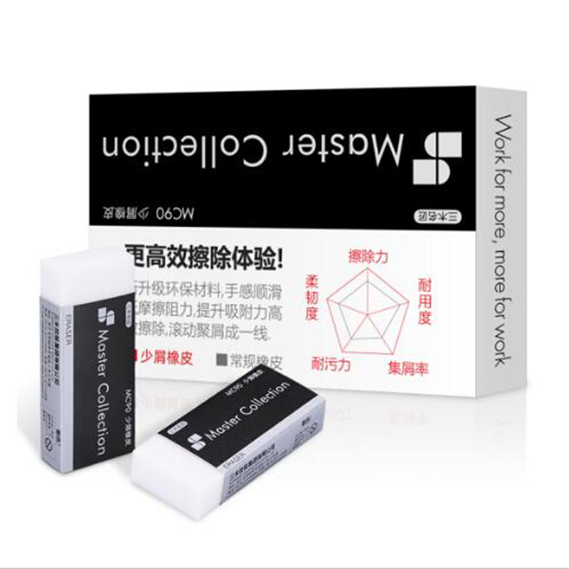 橡皮擦 三木/SUNWOOD MC90 30块 白色 1盒