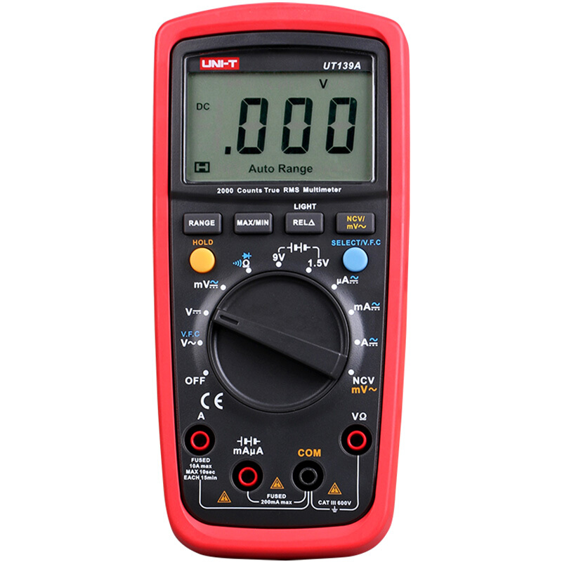 万用表 优利德/UNI-T UT139A 数字万用表