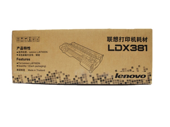墨粉/硒鼓/油墨 联想/LENOVO LDX381 硒鼓 标准版 25000页 1支