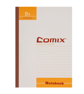 笔记本 齐心/COMIX C4511 胶钉式装订 软面抄 80页


























 1本