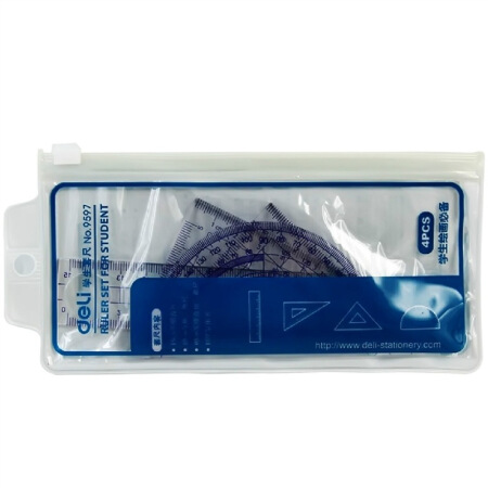 直尺 得力/deli 9597 4 透明