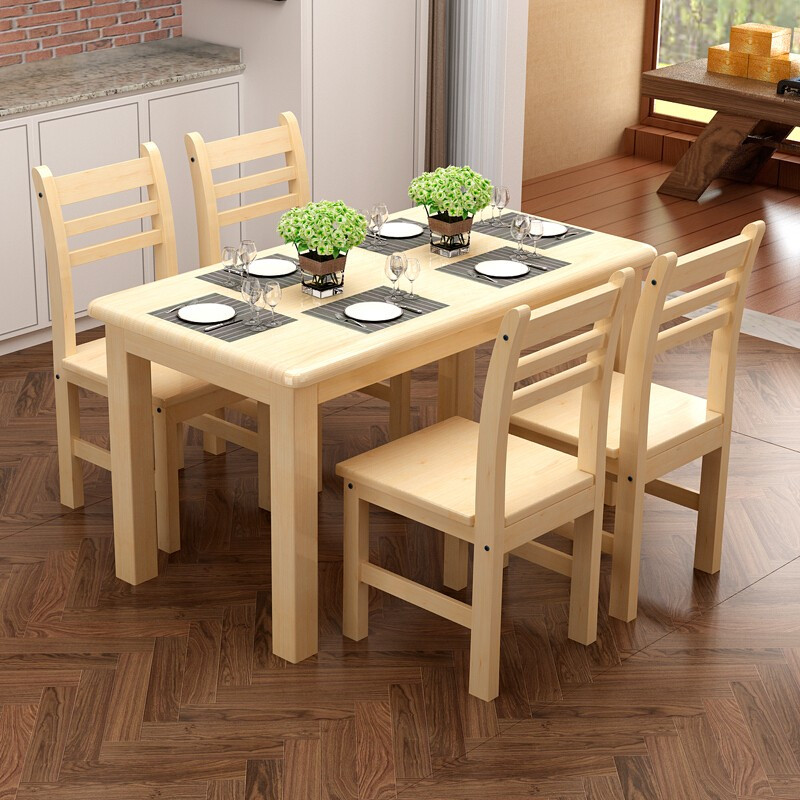 餐桌 中伟/ZHONGWEI  方形 实木 5人以下 简约