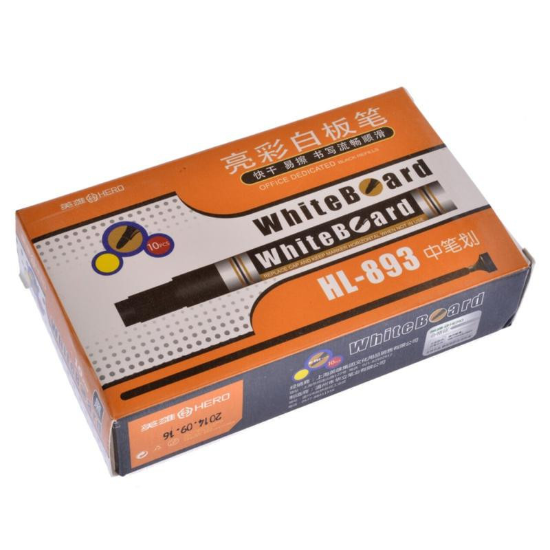 书写用笔类用具 英雄/HERO HL-893 1.0mm 黑色 10支