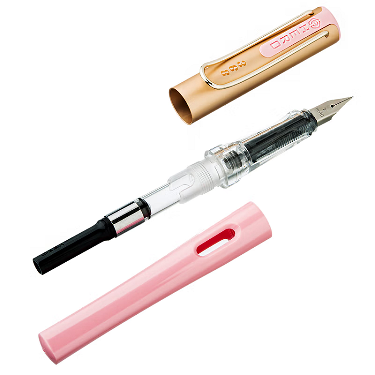 书写用笔类用具 英雄/HERO 368 F尖 粉色 1支