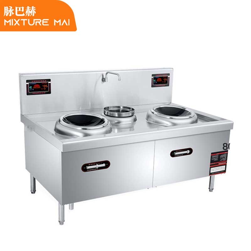 电磁炉 脉巴赫 MBH-MC-SXC12C-03 落地式 滑控触摸式 分体面板 2个 不锈钢色