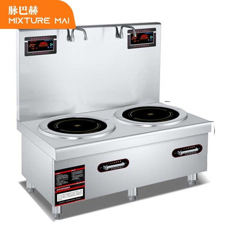 电磁炉 脉巴赫 MBH-MC-STL15C-01 落地式 滑控触摸式 分体面板 2个 不锈钢色