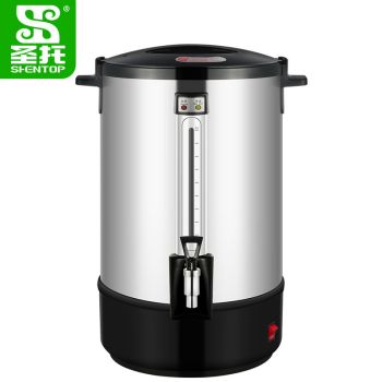 圣托（Shentop）16L电热开水桶 不锈钢热水奶茶保温桶 奶茶店大容量电烧水开水器 DBD02