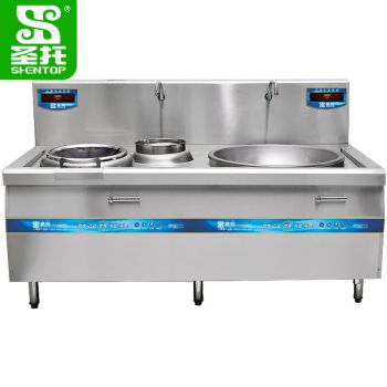 电磁炉 圣托/shentop DCB14 台式 滑控触摸式 一体面板
 2个 不锈钢色