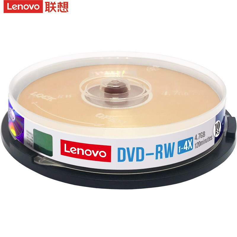 光盘 联想/LENOVO 100012861596 4倍 DVD+RW 4.7GB 10片