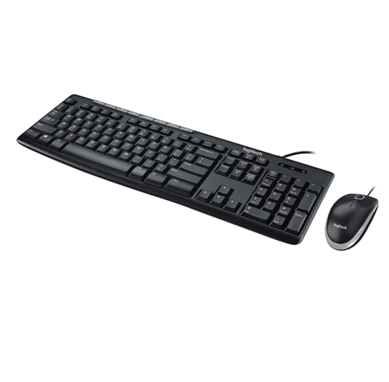 键盘 罗技/Logitech MK200 键鼠套装 USB1.0 黑色系