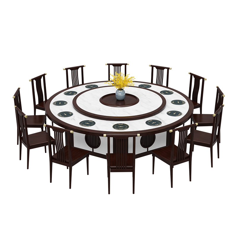 餐桌 中伟/ZHONGWEI  圆形 实木 16人-20人 现代