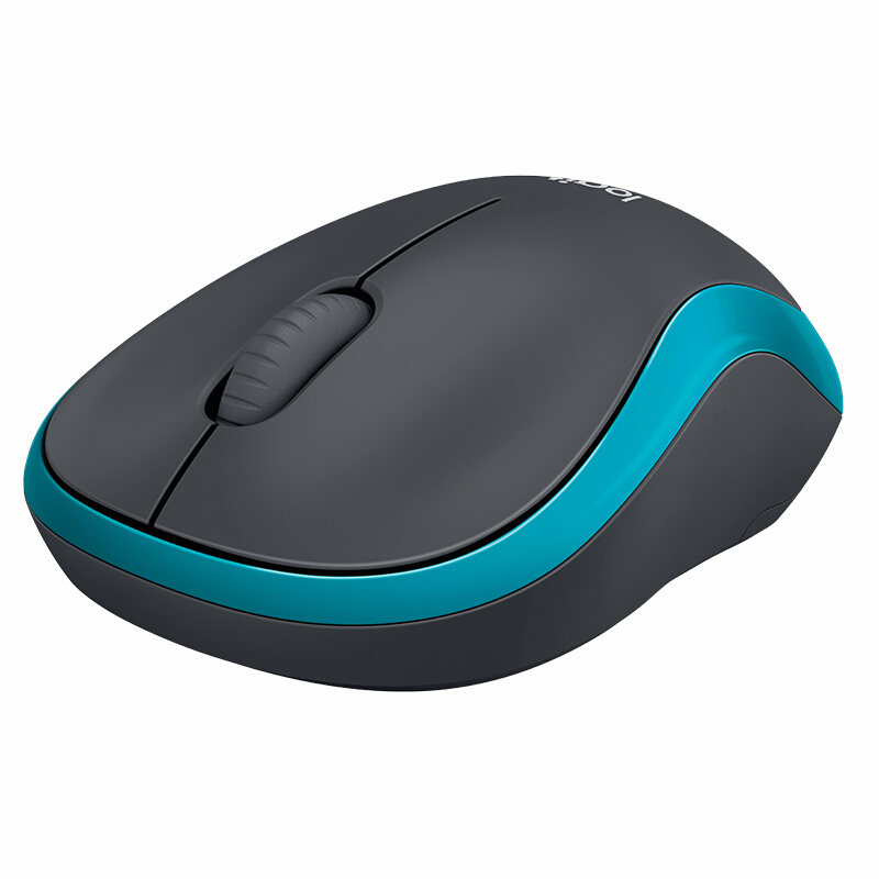 鼠标 罗技/Logitech M185 普通鼠（100-120mm） 无线 黑色