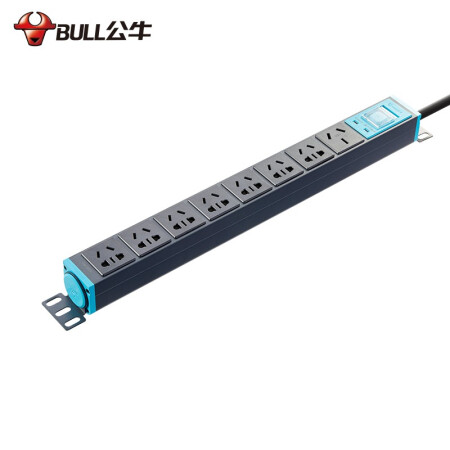 接线板 公牛/BULL GNE-108DT 总控 过载保护 强电 1.8 8孔