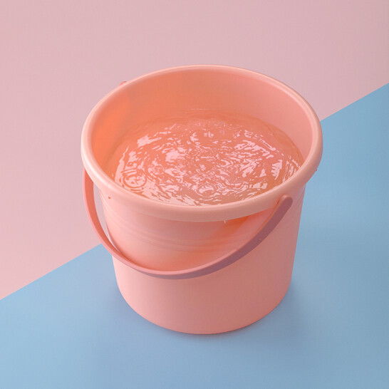 水桶 茶花/CHAHUA 10032868370662 大号 12以上L 粉色 1个