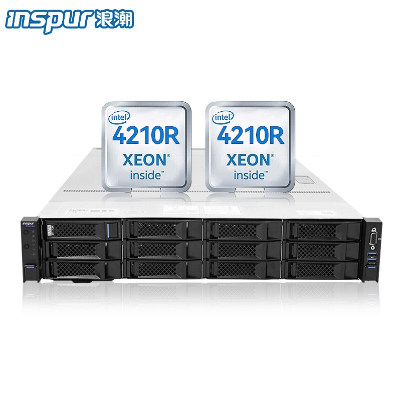 服务器/工作站 浪潮/INSPUR NF5280M5 机架式服务器 2U INTEL 至强银牌 2.2GHZ 20核 DDR4 128GB 1920GB
 16TB