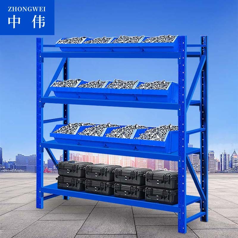 货架 中伟/ZHONGWEI 312 四层 金属 蓝色