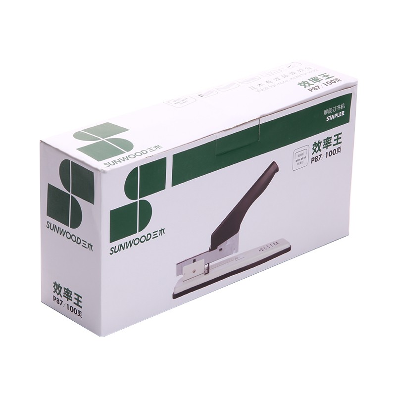 三木 P87 厚层订书机 100页 黑色 适配23/6-23/13订书钉（计价单位：个）