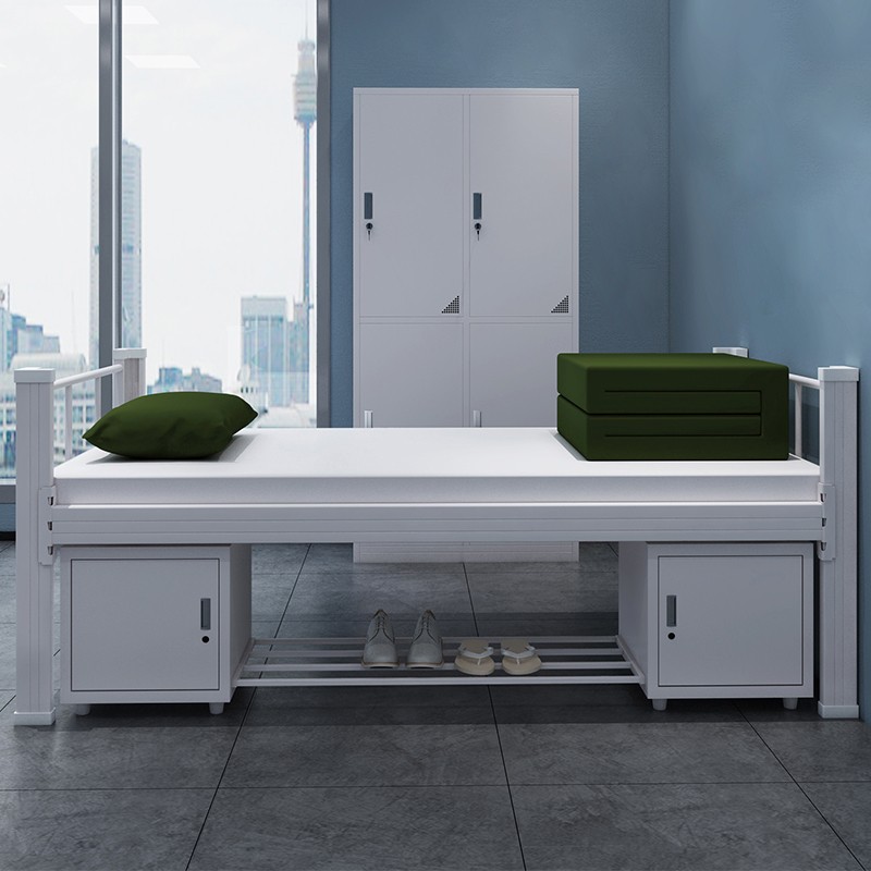 钢木床类 中伟/ZHONGWEI zgb-3212 单人 单层 灰白色