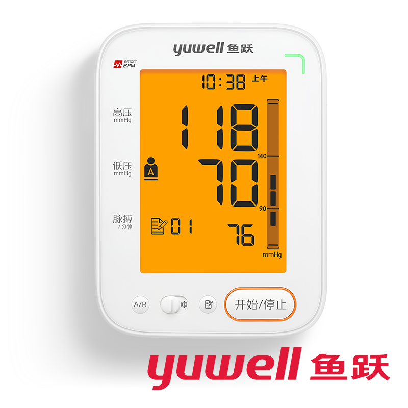 血压计 鱼跃/YUWELL YE680C 电子血压计 上臂式 电池