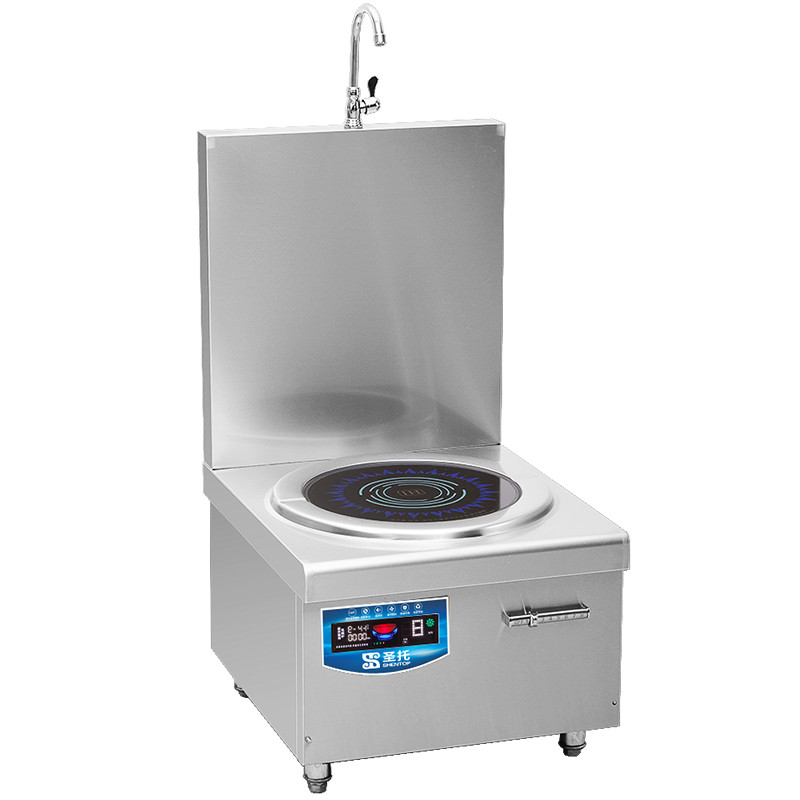 电磁炉 圣托/shentop STC-K650C 落地式 滑控触摸式 整版触控 1个 白色