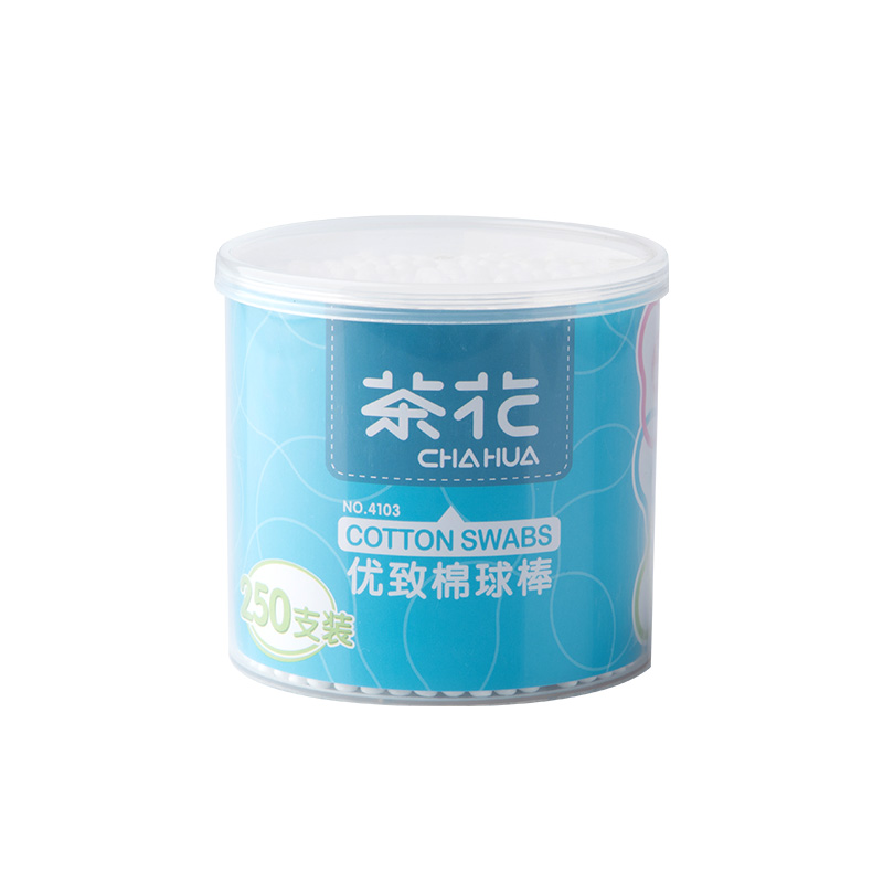 棉签/棉棒/棉包 茶花/CHAHUA 4103 双头 250支 白色