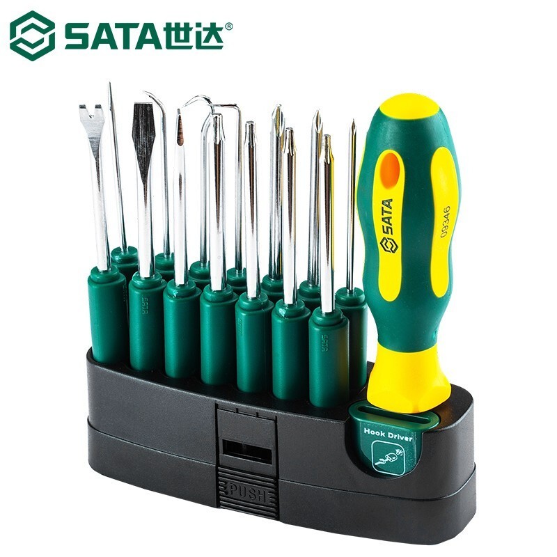螺丝刀套装 世达/SATA 09346 螺丝批头套装 16件