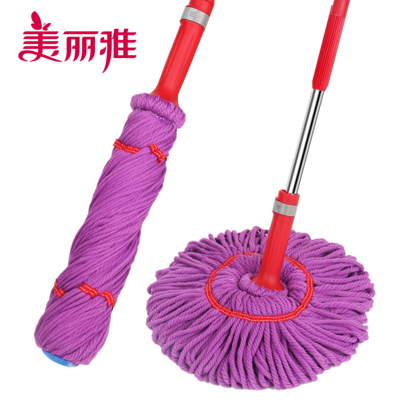 拖把 美丽雅/MARYYA HC051393 拧水拖 红色