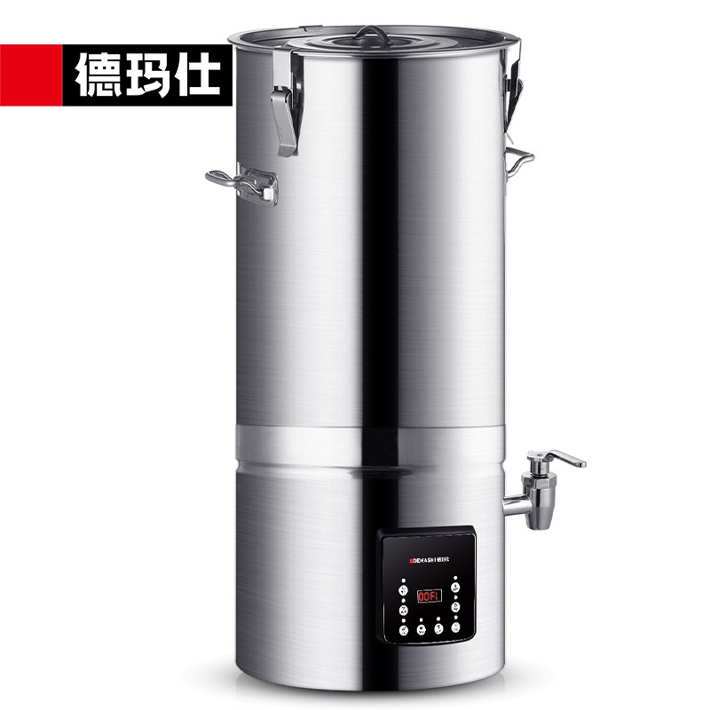 豆浆机 德玛仕/DEMASHI HY350B-E35 按键式 35L 不锈钢色
