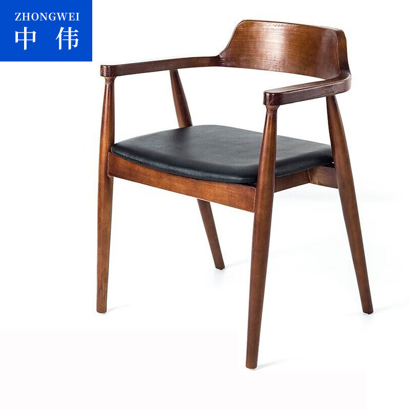 办公椅 中伟/ZHONGWEI  固定扶手 PU 胡桃色 125（不含）-800（不含）