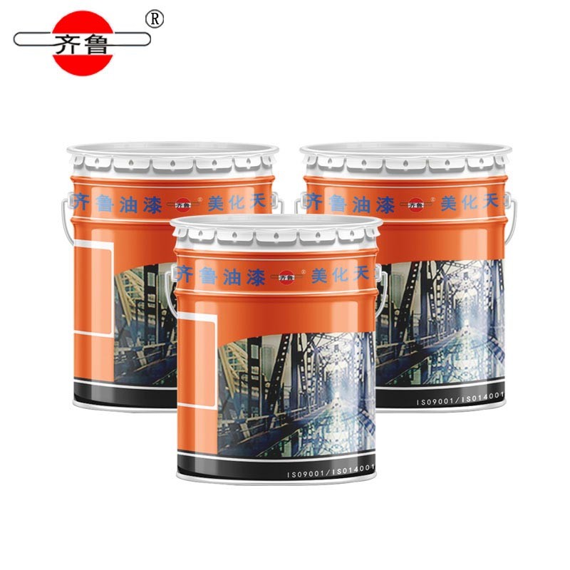 油漆 齐鲁/QILU  油性喷漆 亮光 灰色 15L