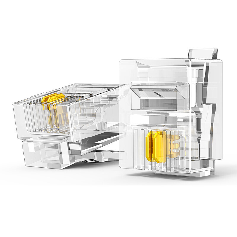 水晶头 绿联/UGREEN NW138 RJ45 非屏蔽 常规pvc 100