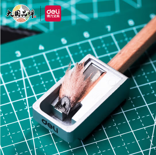 卷笔刀/削笔器 得力/deli 0596 灰色 1