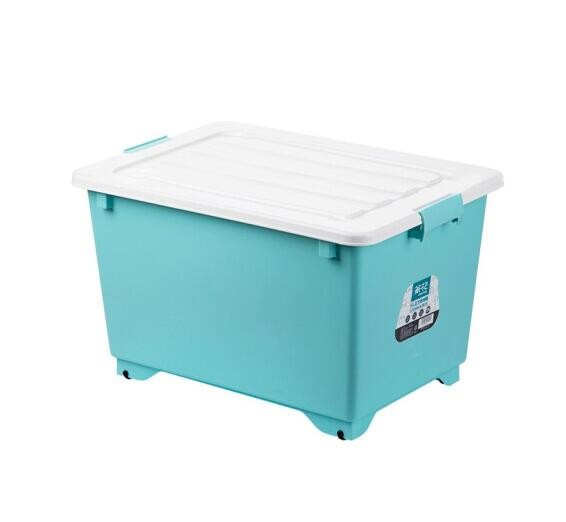 储物箱 茶花/CHAHUA 28021T 特大号 55L 多色 3个