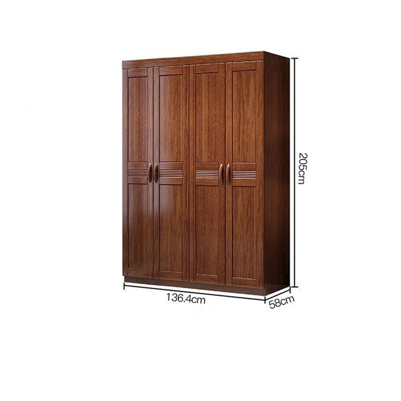 简易衣柜 中伟/ZHONGWEI SMYG-321 四门 红色