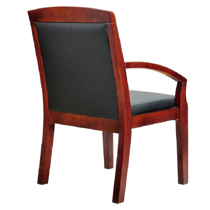 办公椅 中伟/ZHONGWEI  固定扶手 皮质 胡桃色 125（不含）-800（不含）