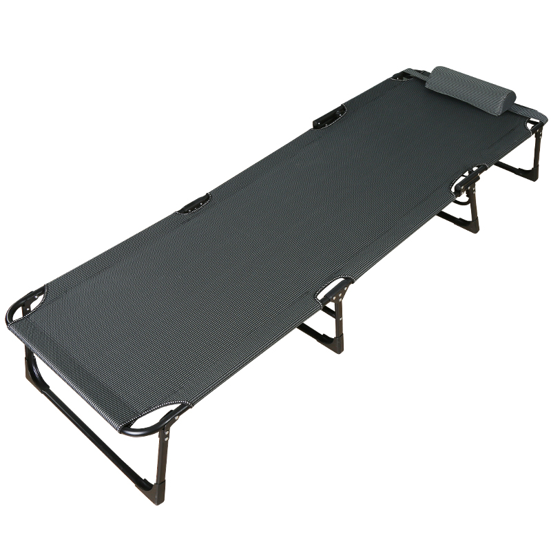 折叠床 三极户外/Tri-polar TP1073 牛津布 黑色 单人 三折折叠