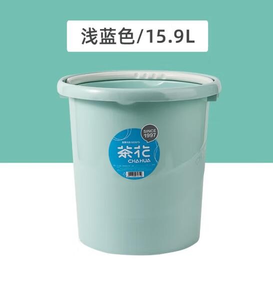 水桶 茶花/CHAHUA 0249 大号 12以上L 绿色 1个