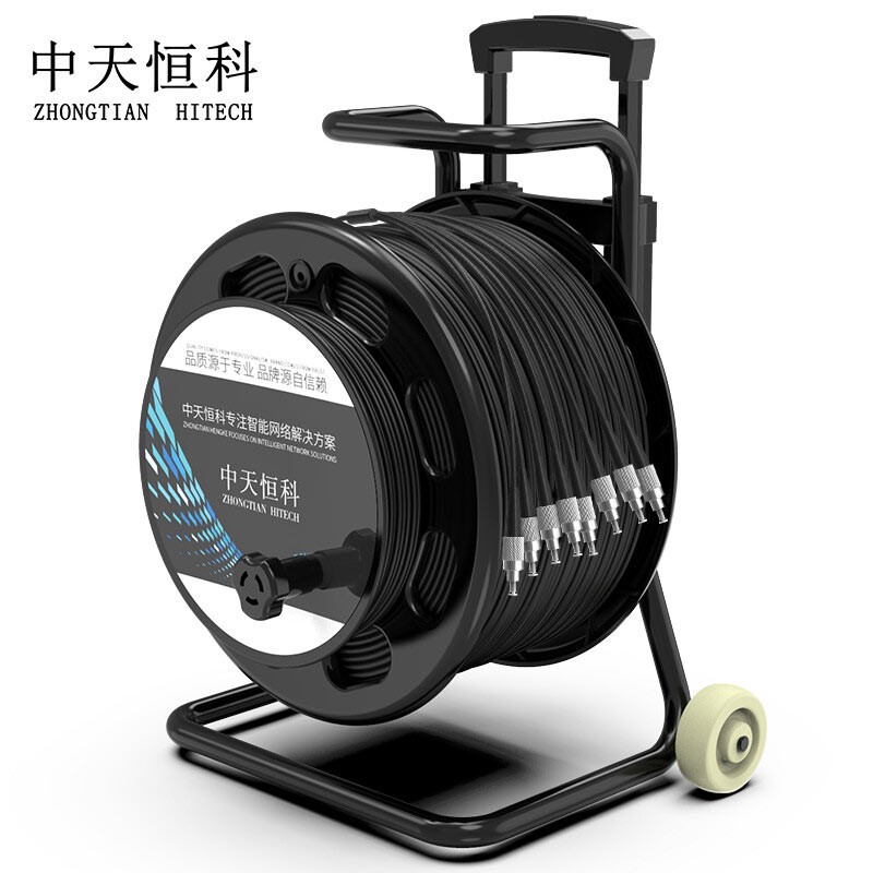线缆 中天恒科/ZHONGTIANHITECH ZT-8FF-S300 光缆 300米 非屏蔽 常规pvc