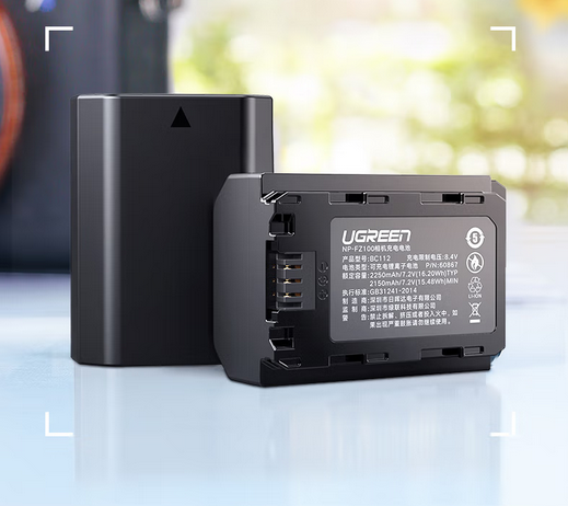 相机电池 绿联/UGREEN NP-FZ100 单电池 黑色